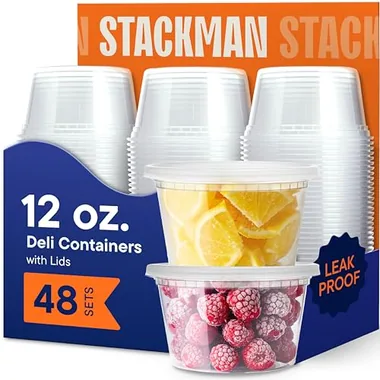 Stack Man Deli & Portion Containers